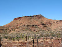Jellyfish mountain en route to Hammersley Gorge